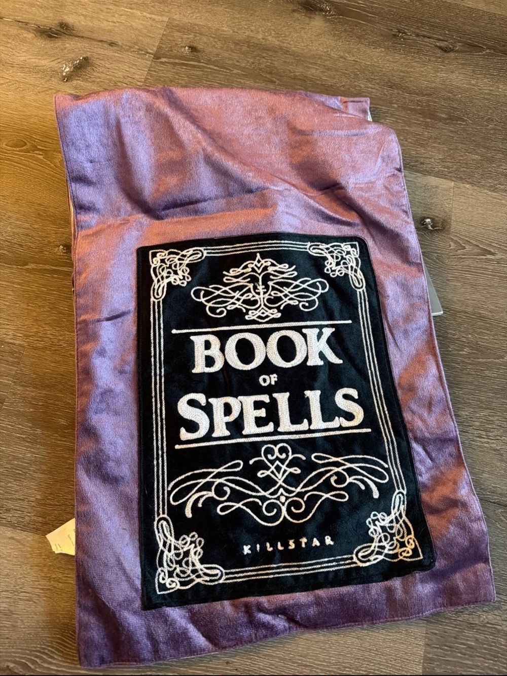 Killstar Purple "Book of Spells" Decorative table runner new